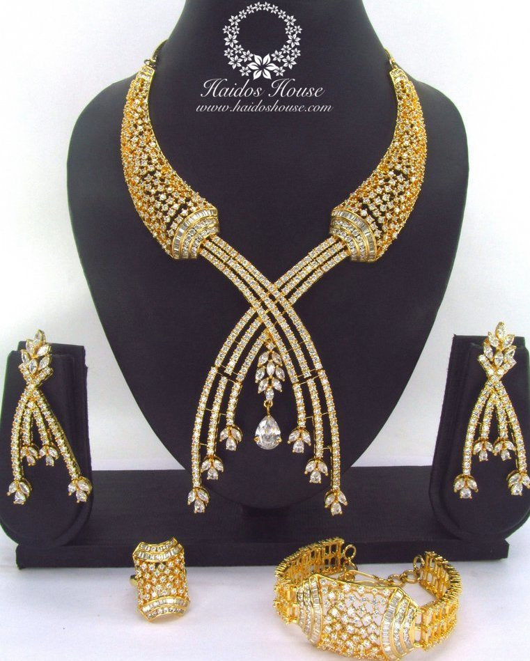 LSS - 0015 Luxury Crystal Jewelry Set