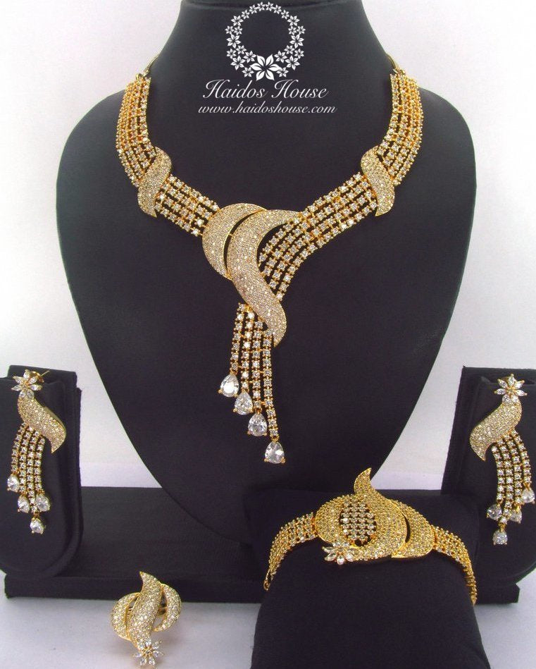 LSS - 0012 Luxury Crystal Jewelry Set