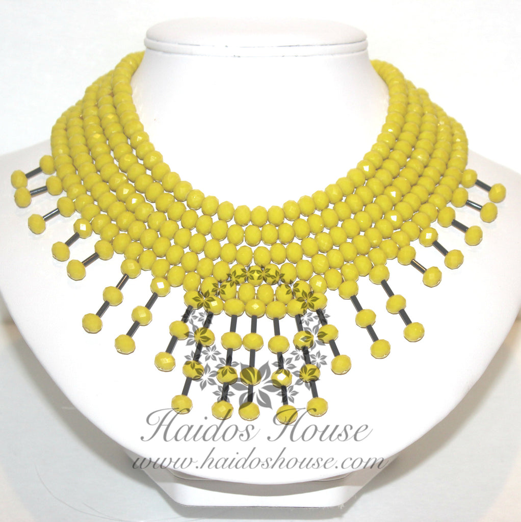 HBS 1332 - Yellow and Black Beads Set
