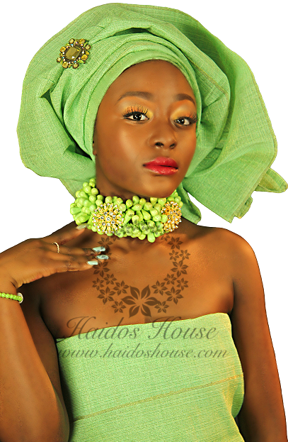 HBS 1339 - Lime Green Collar Set