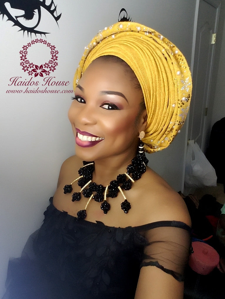 HBS 1214 - Black Chunky Bespoke Beads Set