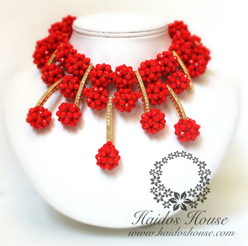 Red Haidos Bespoke Beads