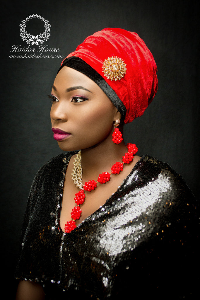 HBS 1231 - Haidos Red Barrel Bespoke Beads Set