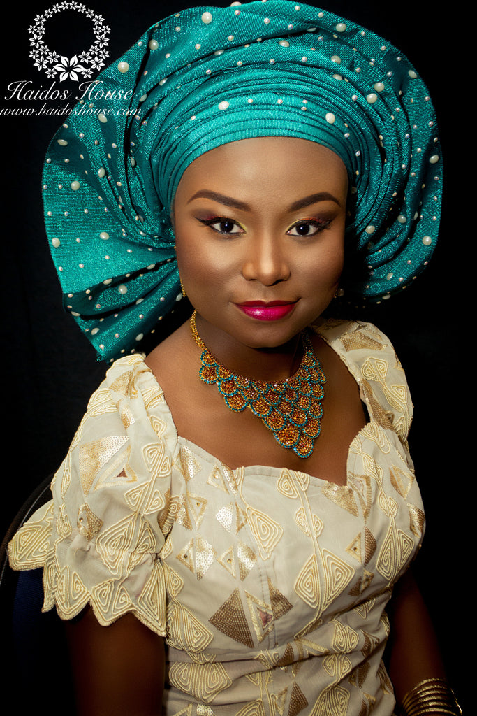 HBS 1255 - Haidos Teal & Amber Stone Set